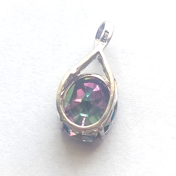 Aurora Borealis Earrings and Pendant - Picture 6 of 8